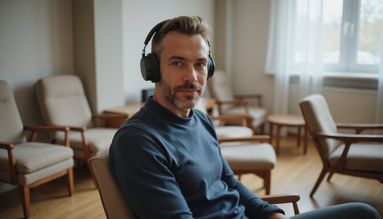 stress anxiety depression alleviated through music
