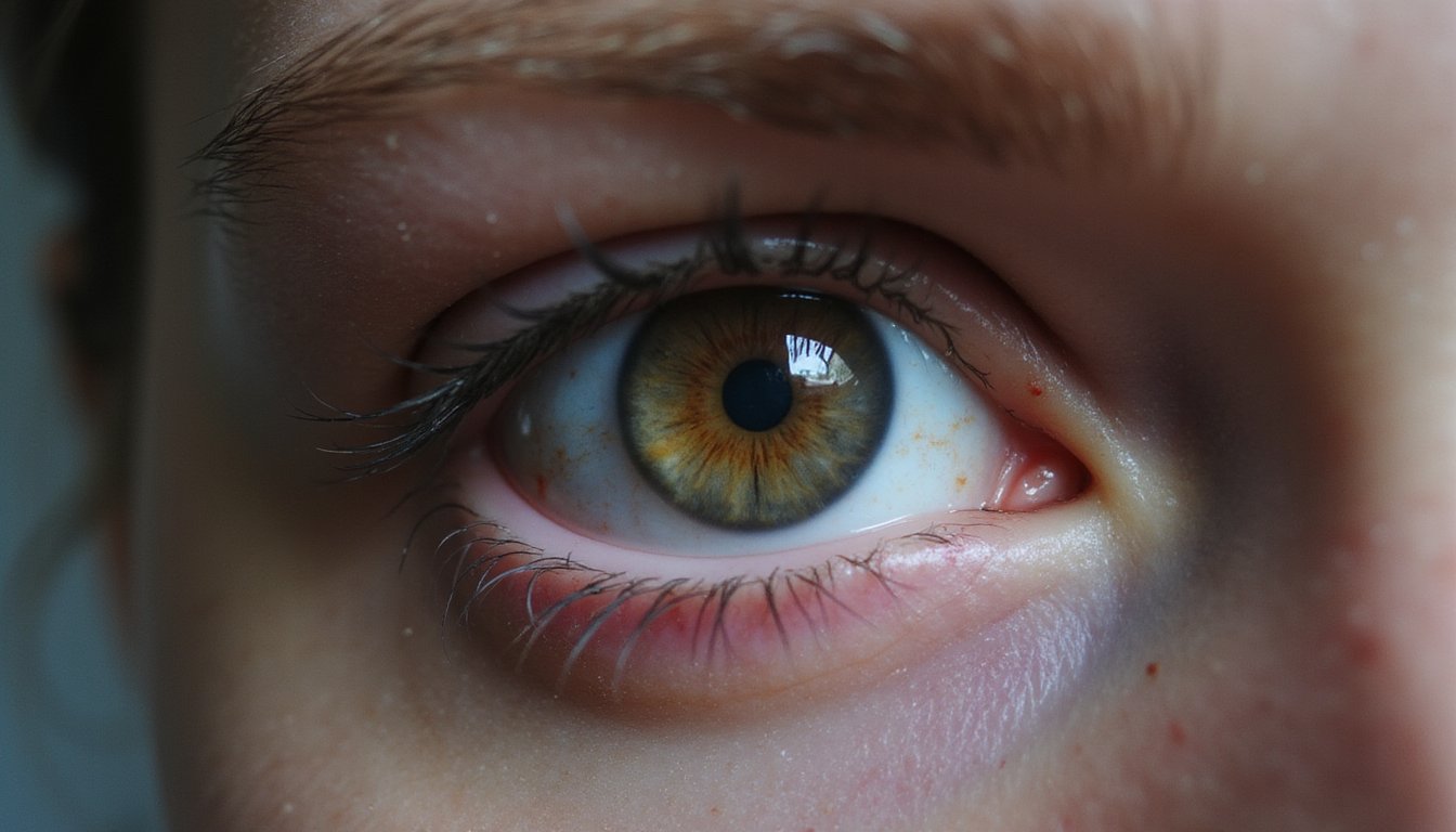 cocaine induced eye inflammation