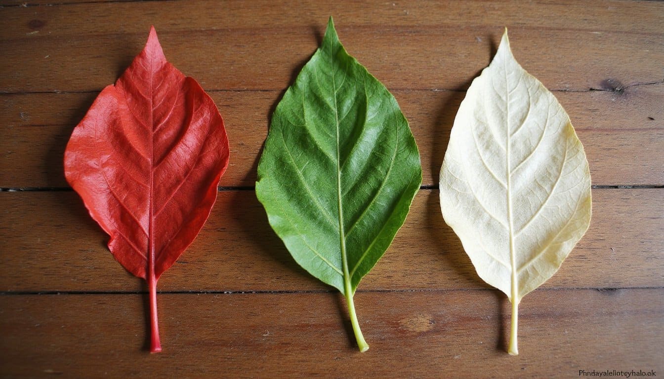 kratom colors indicate maturity